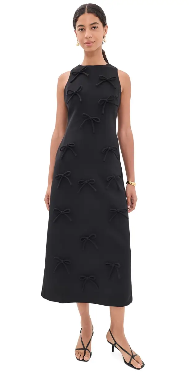 English Factory Bow Detailed Midi Dress
