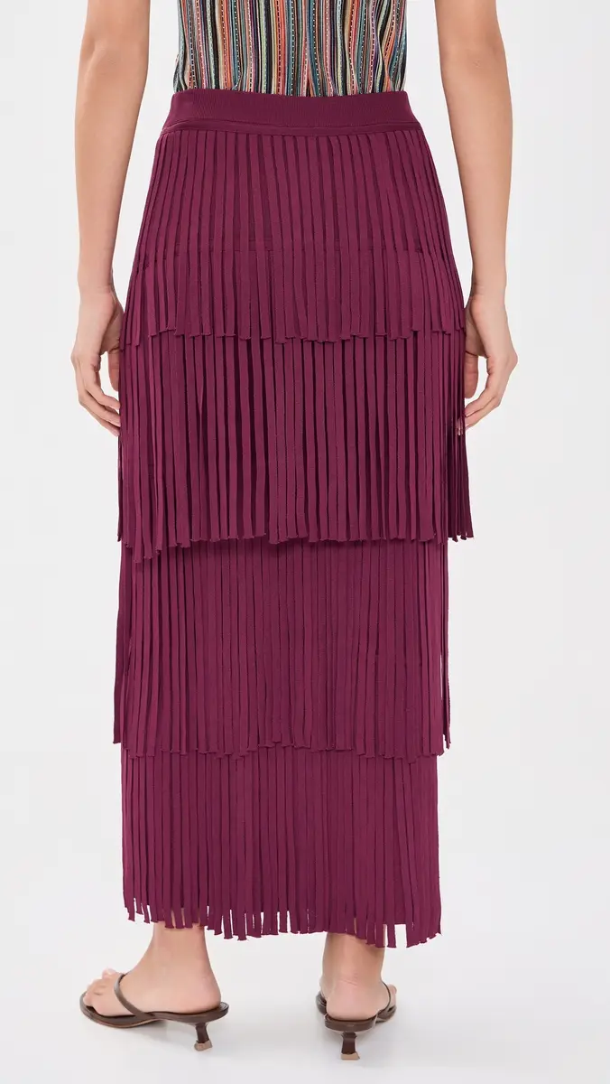 SIMONMILLER Za Za Knit Fringe Skirt | Thumbnail 3