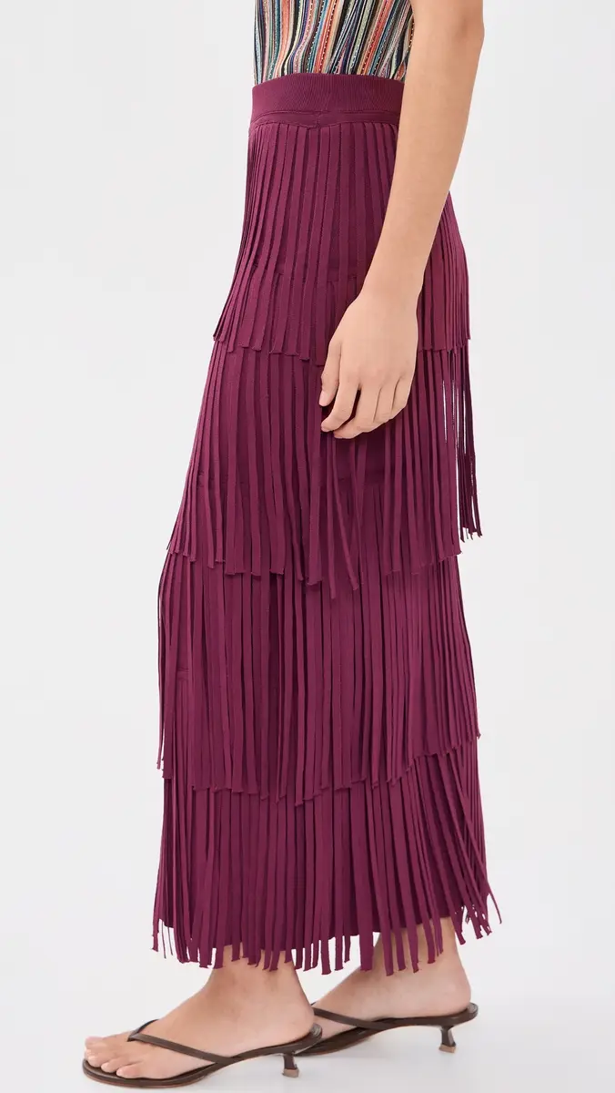 SIMONMILLER Za Za Knit Fringe Skirt | Thumbnail 4