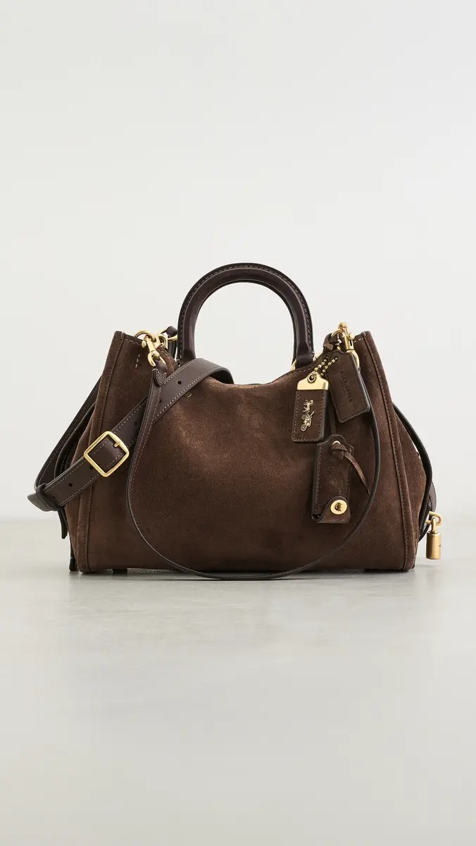 Coach Suede Rogue Shoulder Bag | Thumbnail 2