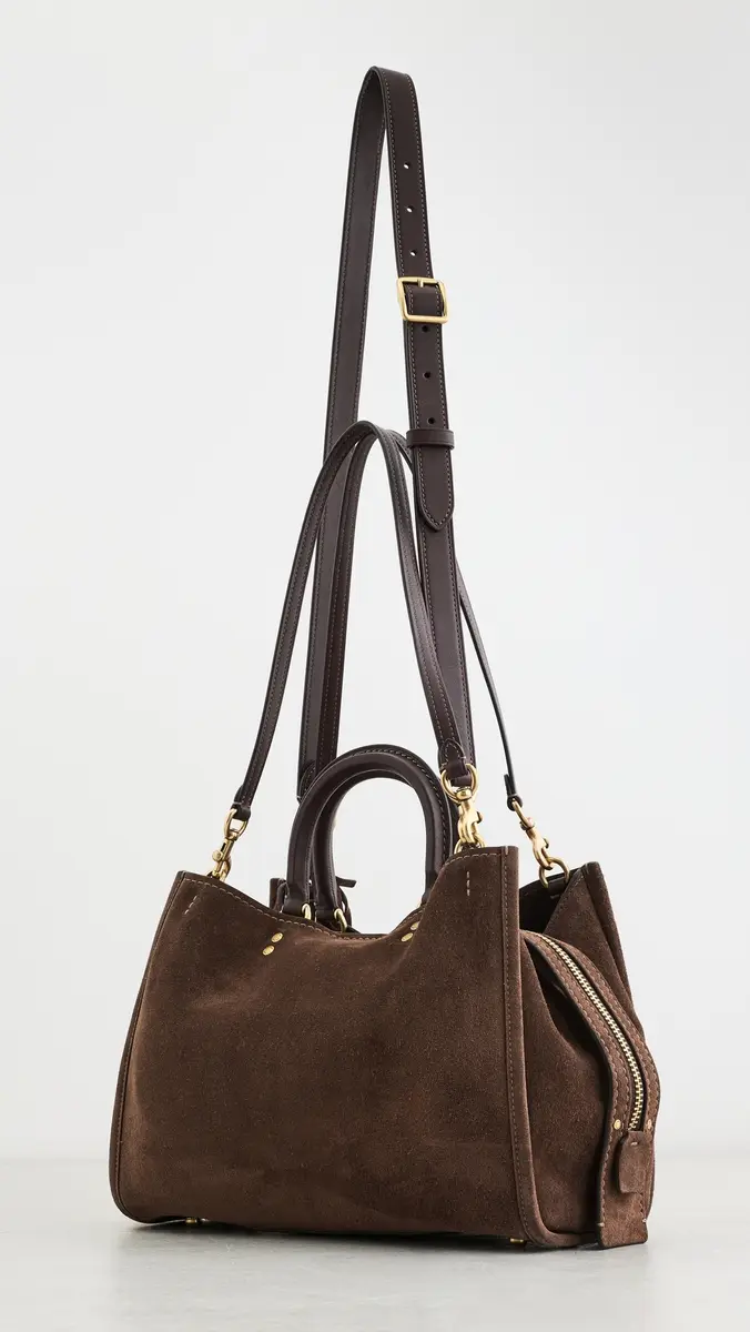 Coach Suede Rogue Shoulder Bag | Thumbnail 4