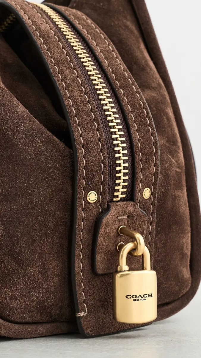 Coach Suede Rogue Shoulder Bag | Thumbnail 5
