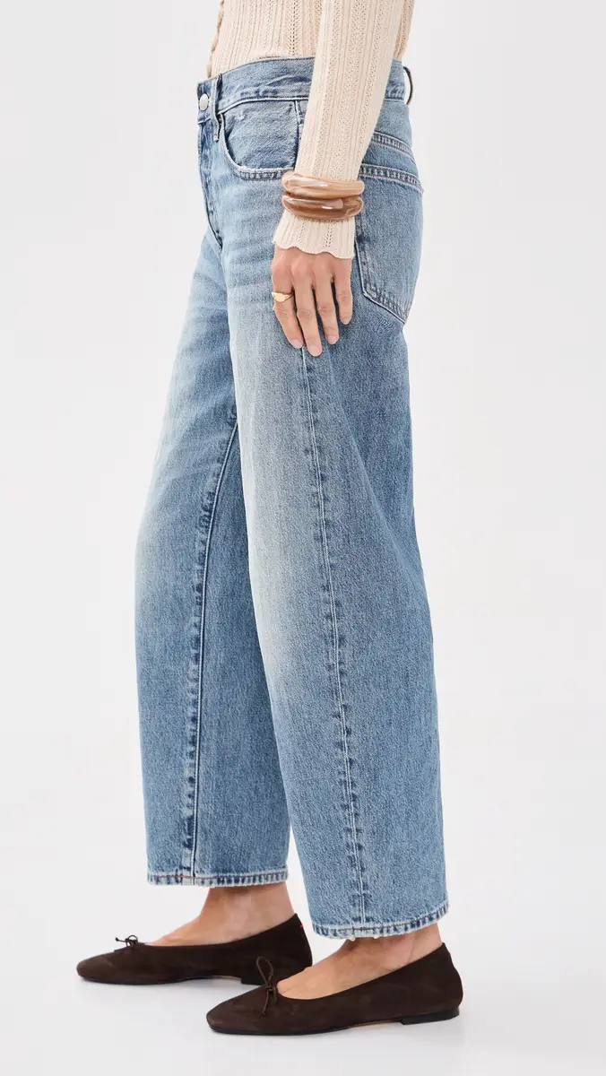 Madewell The Short Barrel-Leg Jeans | Thumbnail 4