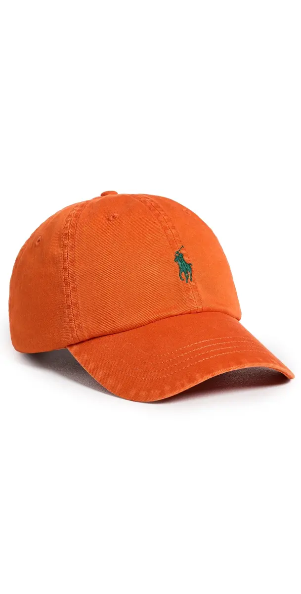 Polo Ralph Lauren Chino Sport Cap College Orange One Size | Image 1 Polo Ralph Lauren Chino Sport Cap College Orange One Size | Image 1