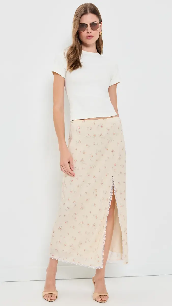 LoveShackFancy Silvia Skirt | Thumbnail 2 LoveShackFancy Silvia Skirt | Thumbnail 2