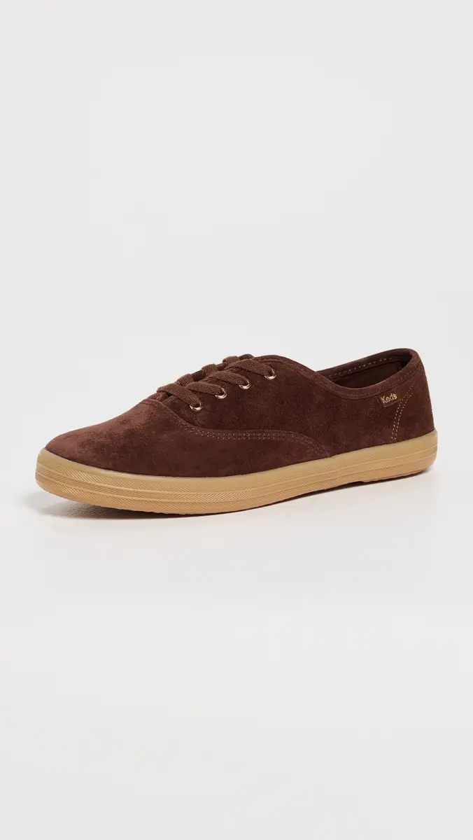 Keds Champion Luxe Suede Sneakers | Thumbnail 2 Keds Champion Luxe Suede Sneakers | Thumbnail 2