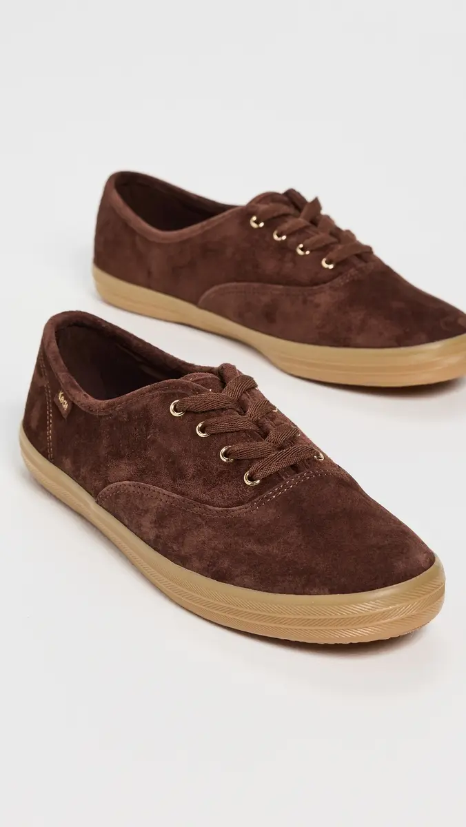 Keds Champion Luxe Suede Sneakers | Thumbnail 5 Keds Champion Luxe Suede Sneakers | Thumbnail 5
