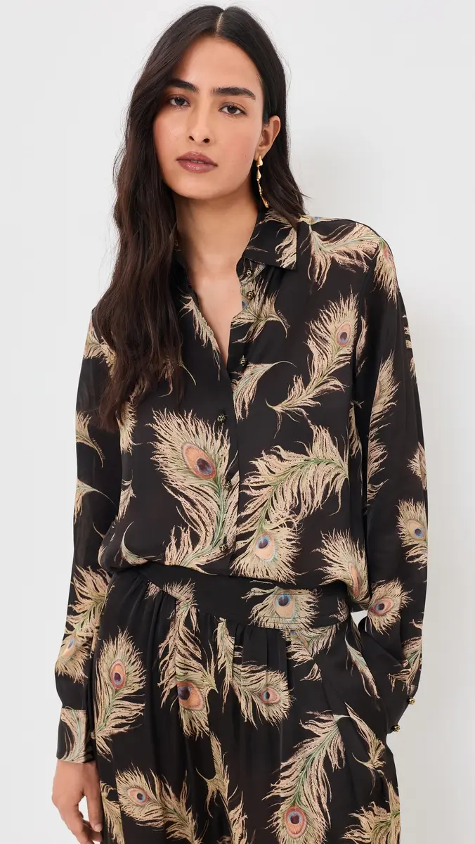Zimmermann Valiant Silk Button Down Shirt | Thumbnail 2