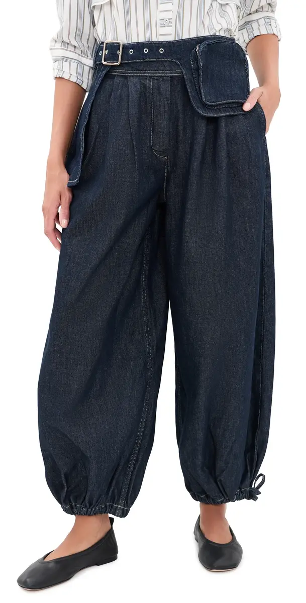 Damson Madder Mavi Balloon Jeans Indigo | Image 1 Damson Madder Mavi Balloon Jeans Indigo | Image 1