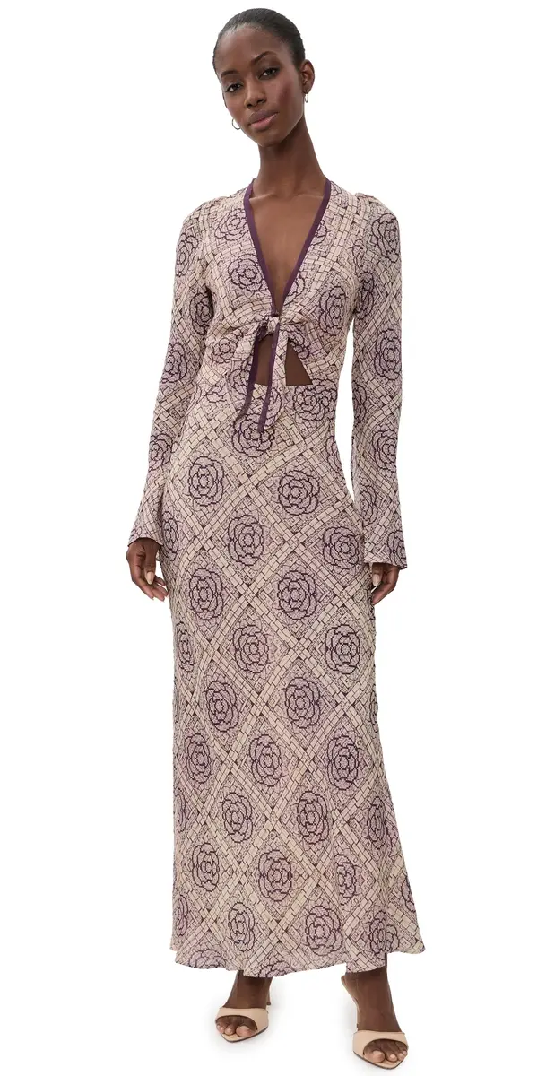 SIR. SIR. Mireli Scarf Coverup Dress Rose Parquet 1 | Image 1 SIR. SIR. Mireli Scarf Coverup Dress Rose Parquet 1 | Image 1