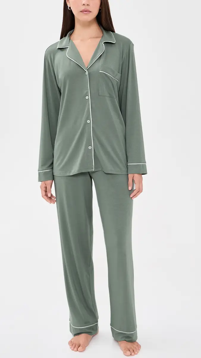 Eberjey Gisele Long Pajama Set | Thumbnail 2 Eberjey Gisele Long Pajama Set | Thumbnail 2