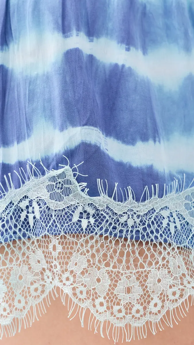Ciao Ciao Vacation Curacao Tie-Dye Lace Trim Shorts | Thumbnail 6 Ciao Ciao Vacation Curacao Tie-Dye Lace Trim Shorts | Thumbnail 6