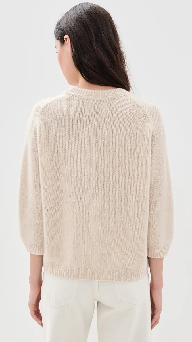 White + Warren Featherweight Cashmere Scoop Tee | Thumbnail 3 White + Warren Featherweight Cashmere Scoop Tee | Thumbnail 3