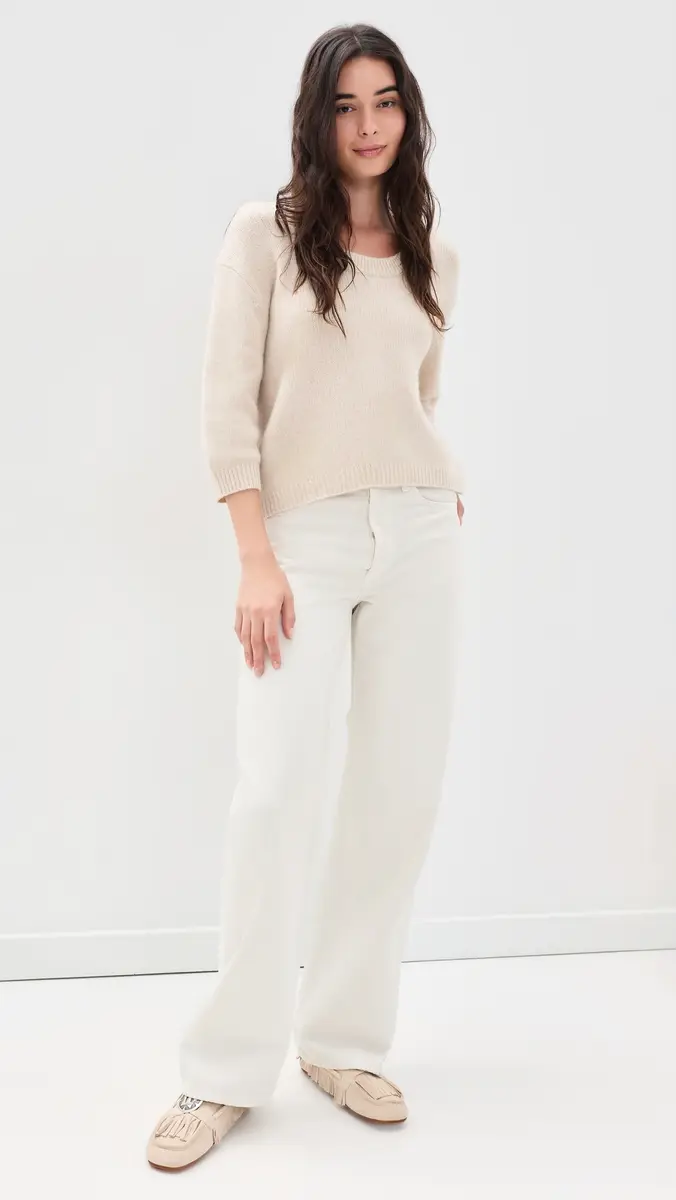 White + Warren Featherweight Cashmere Scoop Tee | Thumbnail 5 White + Warren Featherweight Cashmere Scoop Tee | Thumbnail 5