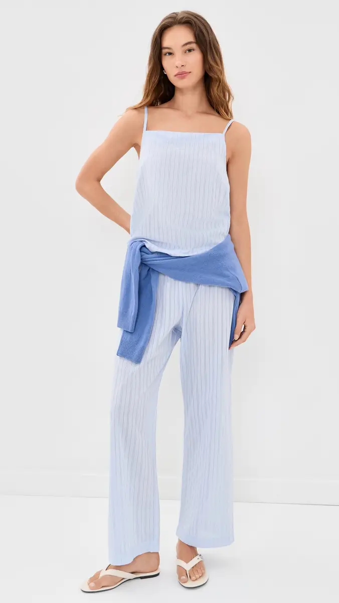 DONNI. DONNI. The Eyelet Pop Simple Crop Pants | Thumbnail 5 DONNI. DONNI. The Eyelet Pop Simple Crop Pants | Thumbnail 5