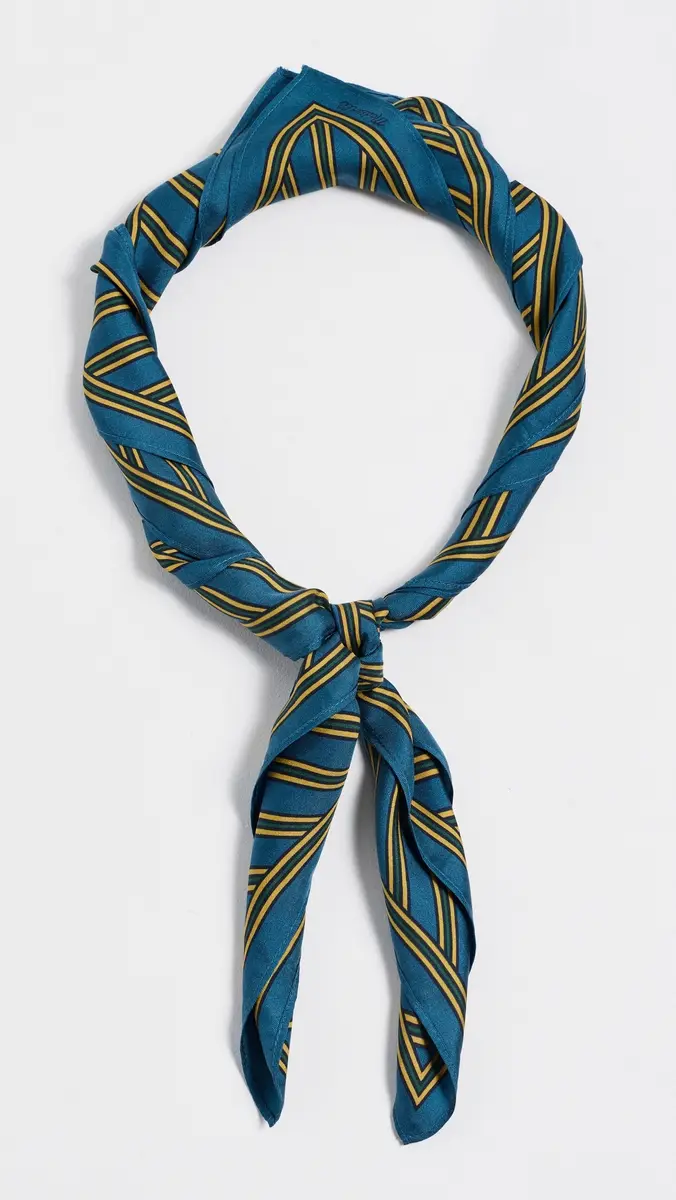 Madewell Medium Silk Bandana | Thumbnail 2 Madewell Medium Silk Bandana | Thumbnail 2