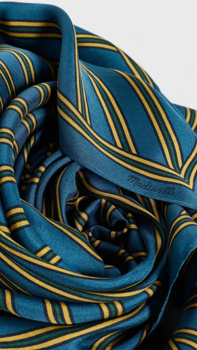 Madewell Medium Silk Bandana | Thumbnail 5 Madewell Medium Silk Bandana | Thumbnail 5