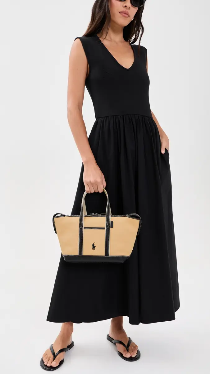 Polo Ralph Lauren Cotton Canvas Small Shopper Tote | Thumbnail 3