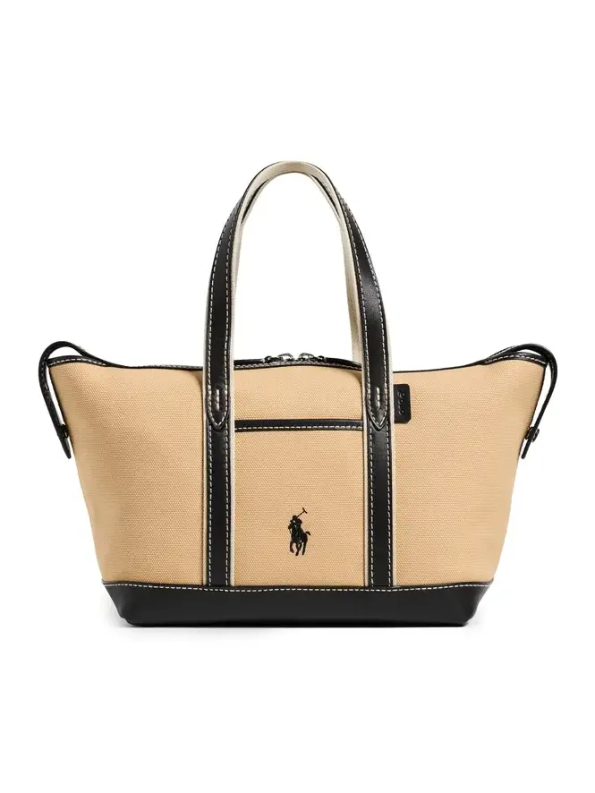 Cotton Canvas Small Shopper Tote Cotton Canvas Small Shopper Tote