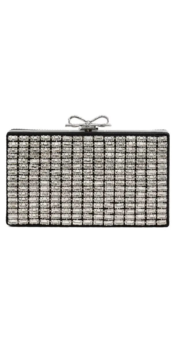 Self-Portrait Silver Chainmail Clutch | Image 1 Self-Portrait Silver Chainmail Clutch | Image 1