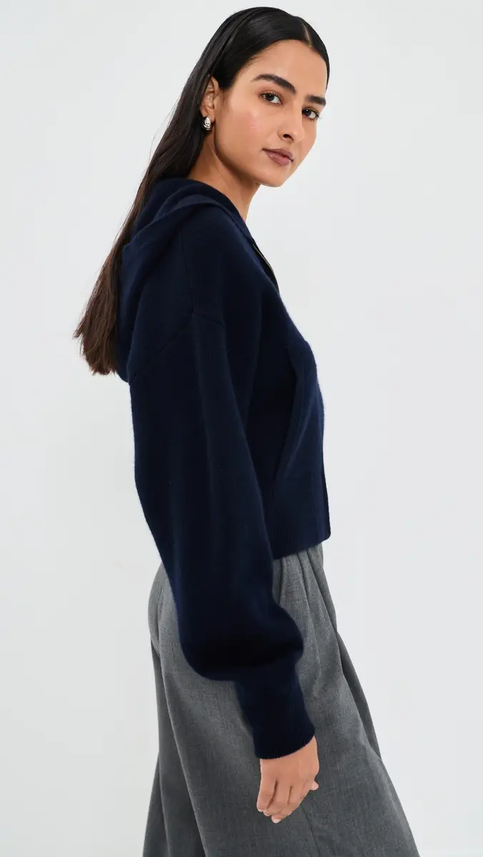 Lisa Yang Lilia Hooded Zip Cashmere Cardigan | Thumbnail 4 Lisa Yang Lilia Hooded Zip Cashmere Cardigan | Thumbnail 4