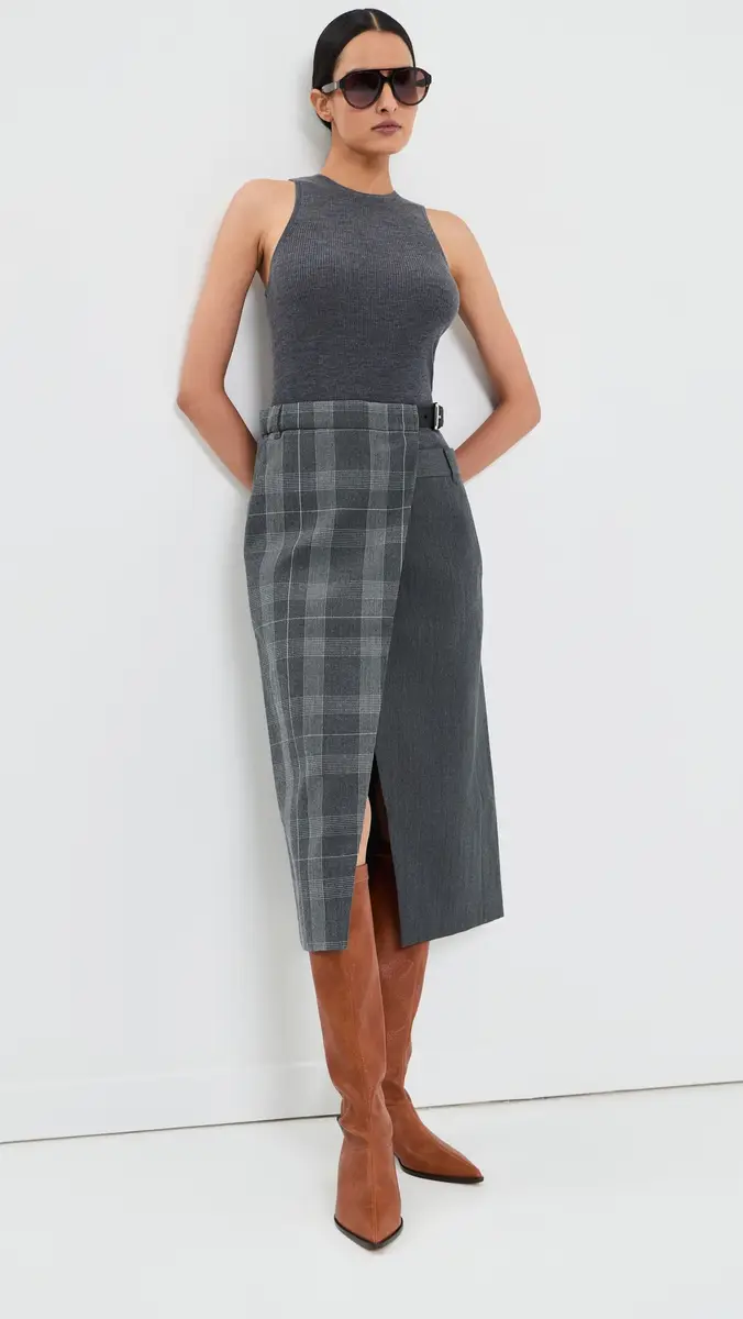 Tibi Feather Weight Ribbed Cut Out Tank | Thumbnail 6 Tibi Feather Weight Ribbed Cut Out Tank | Thumbnail 6