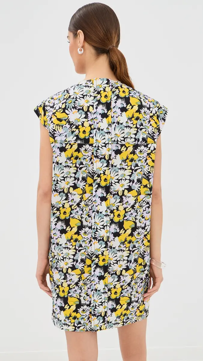 Marni Pop Flowers Mini Dress | Thumbnail 3 Marni Pop Flowers Mini Dress | Thumbnail 3