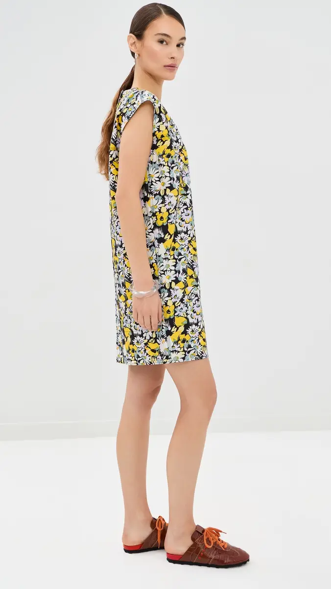 Marni Pop Flowers Mini Dress | Thumbnail 4 Marni Pop Flowers Mini Dress | Thumbnail 4