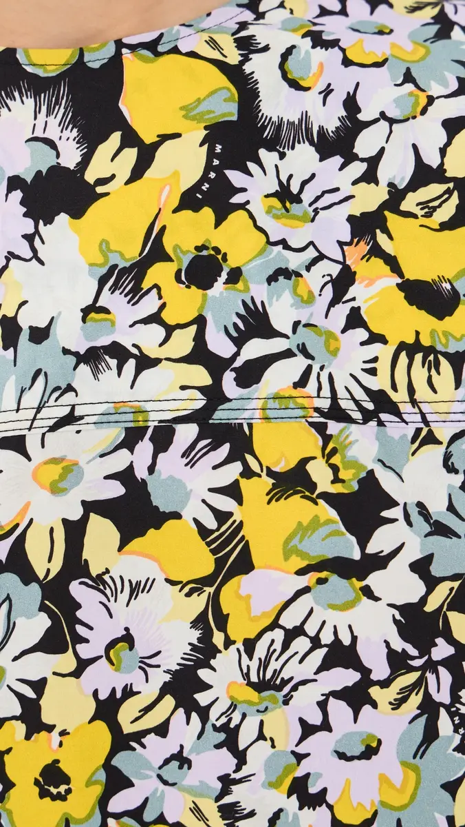 Marni Pop Flowers Mini Dress | Thumbnail 6 Marni Pop Flowers Mini Dress | Thumbnail 6