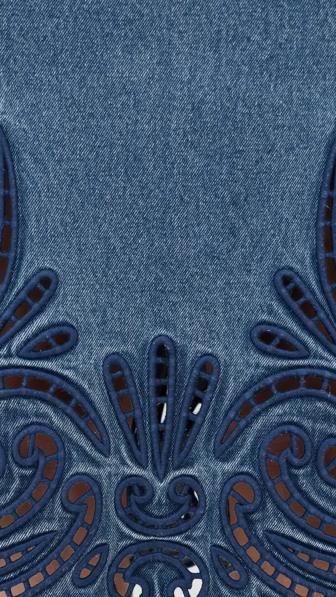 Ulla Johnson The Jane Eyelet Denim Dress | Thumbnail 6