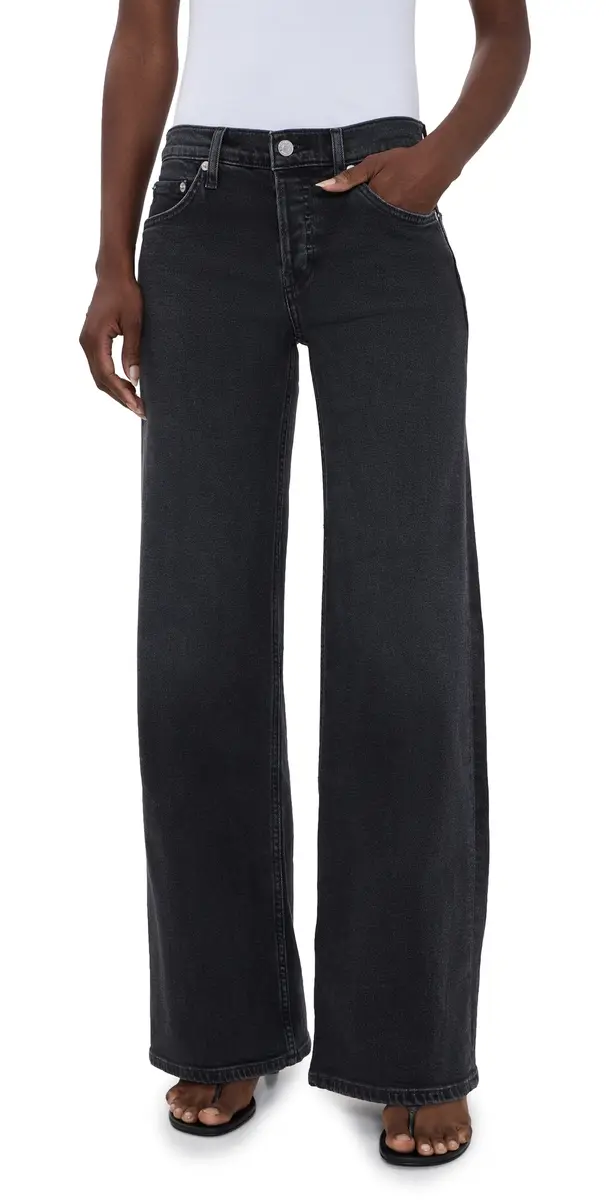 RE/DONE Laurel Jeans Washed Noir | Image 1 RE/DONE Laurel Jeans Washed Noir | Image 1