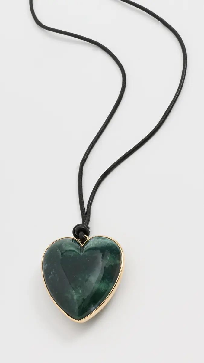 Jennifer Fisher Heart Leather Cord Necklace | Thumbnail 2 Jennifer Fisher Heart Leather Cord Necklace | Thumbnail 2