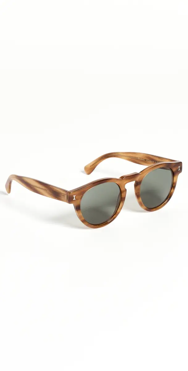 Leonard Sunglasses Teak w/ Olive Lenses One Size Leonard Sunglasses Teak w/ Olive Lenses One Size