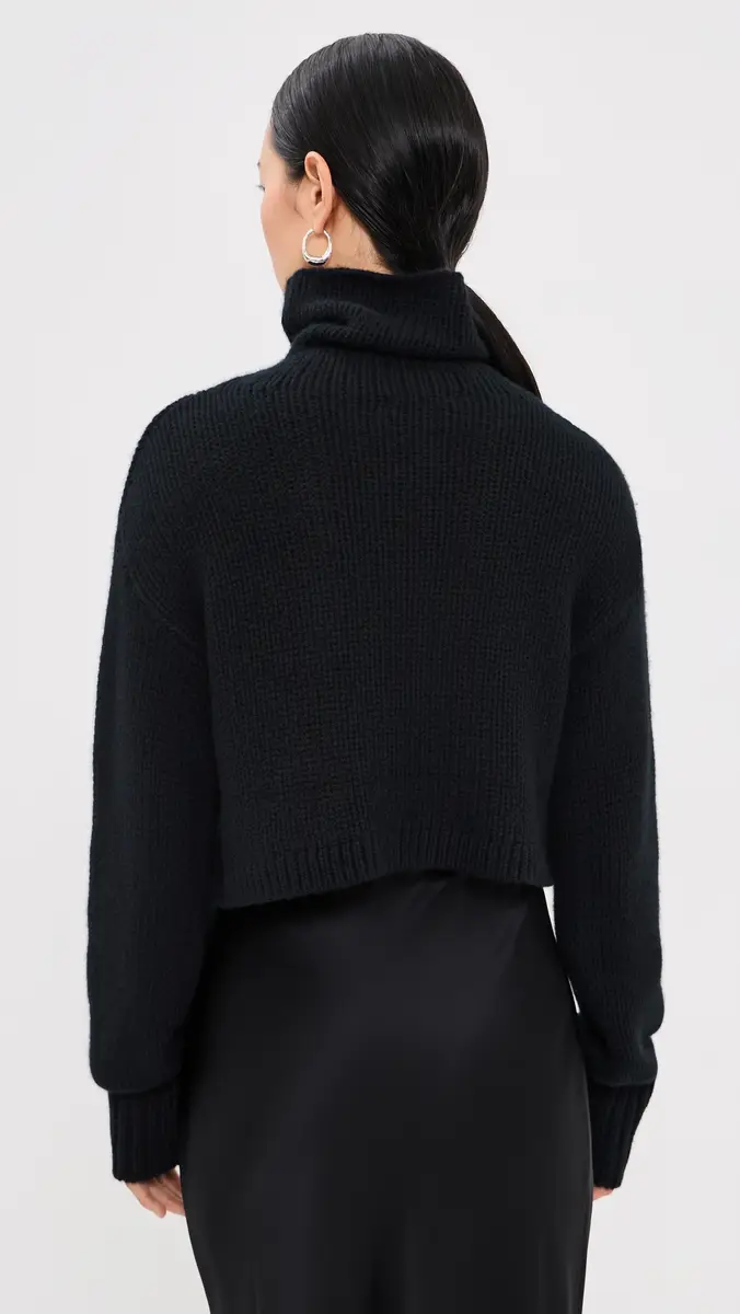 Sablyn Cropped Cashmere Turtleneck Sweater | Thumbnail 3 Sablyn Cropped Cashmere Turtleneck Sweater | Thumbnail 3