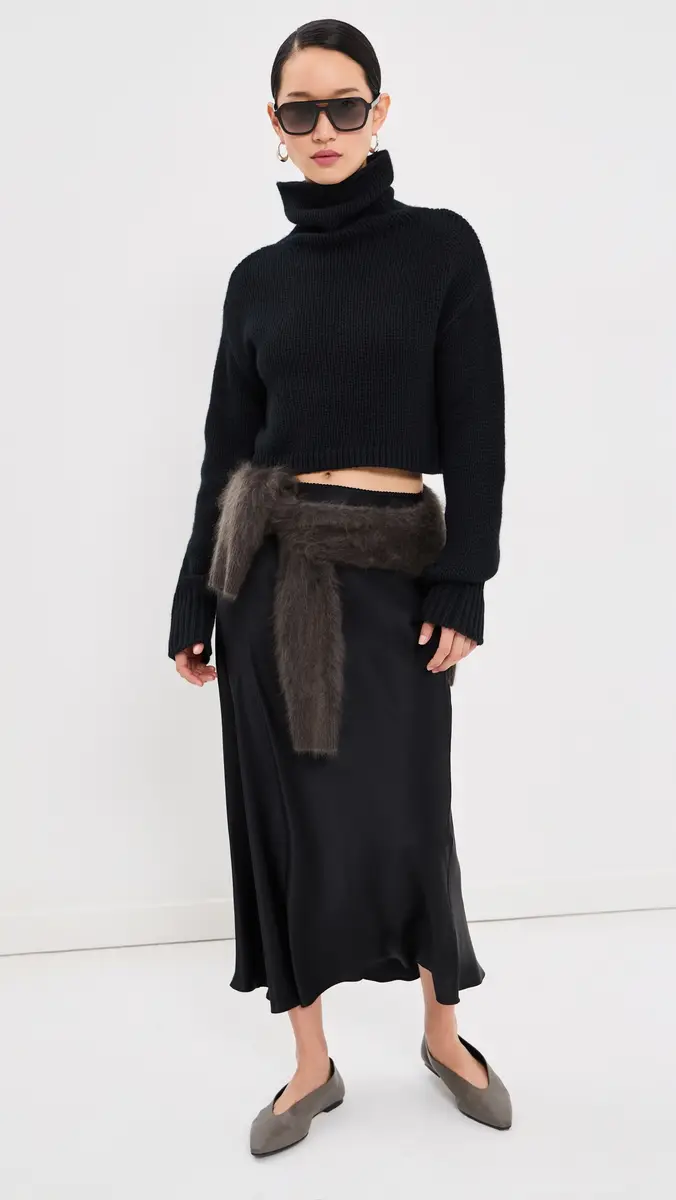 Sablyn Cropped Cashmere Turtleneck Sweater | Thumbnail 5 Sablyn Cropped Cashmere Turtleneck Sweater | Thumbnail 5