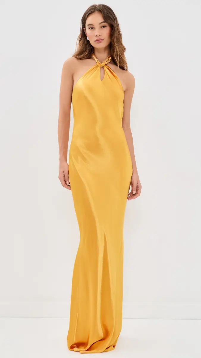L'Agence Saphara Halter Gown | Thumbnail 2 L'Agence Saphara Halter Gown | Thumbnail 2