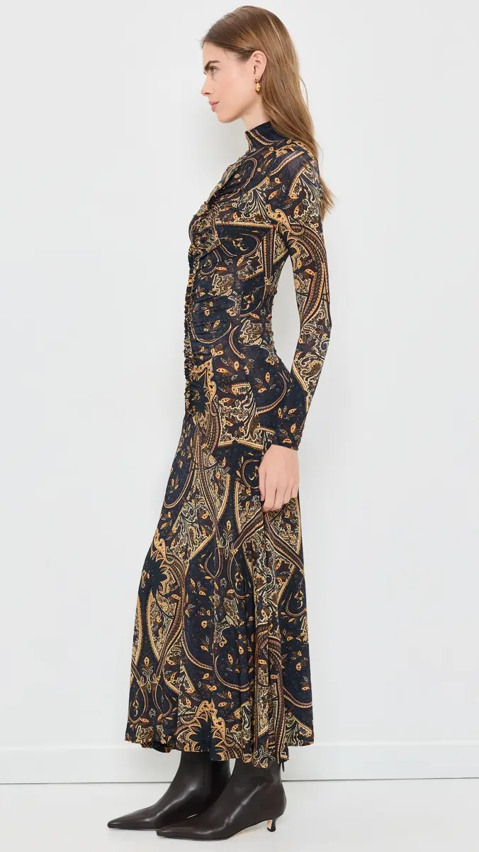Ulla Johnson Ida Long Sleeve Jersey Dress | Thumbnail 4 Ulla Johnson Ida Long Sleeve Jersey Dress | Thumbnail 4