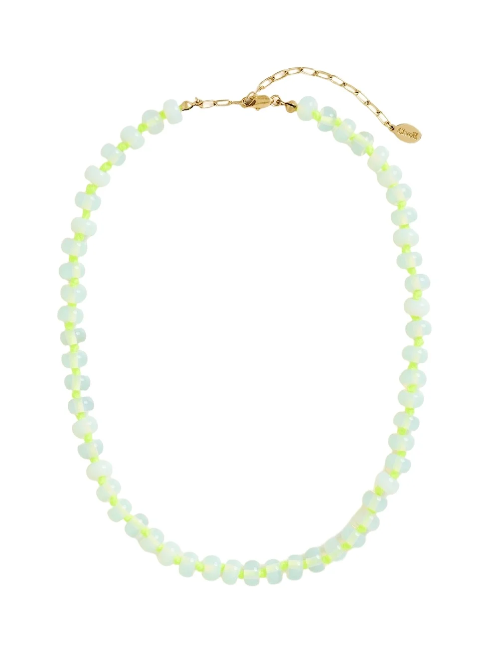 Clare V. Stone Slice Necklace Clare V. Stone Slice Necklace