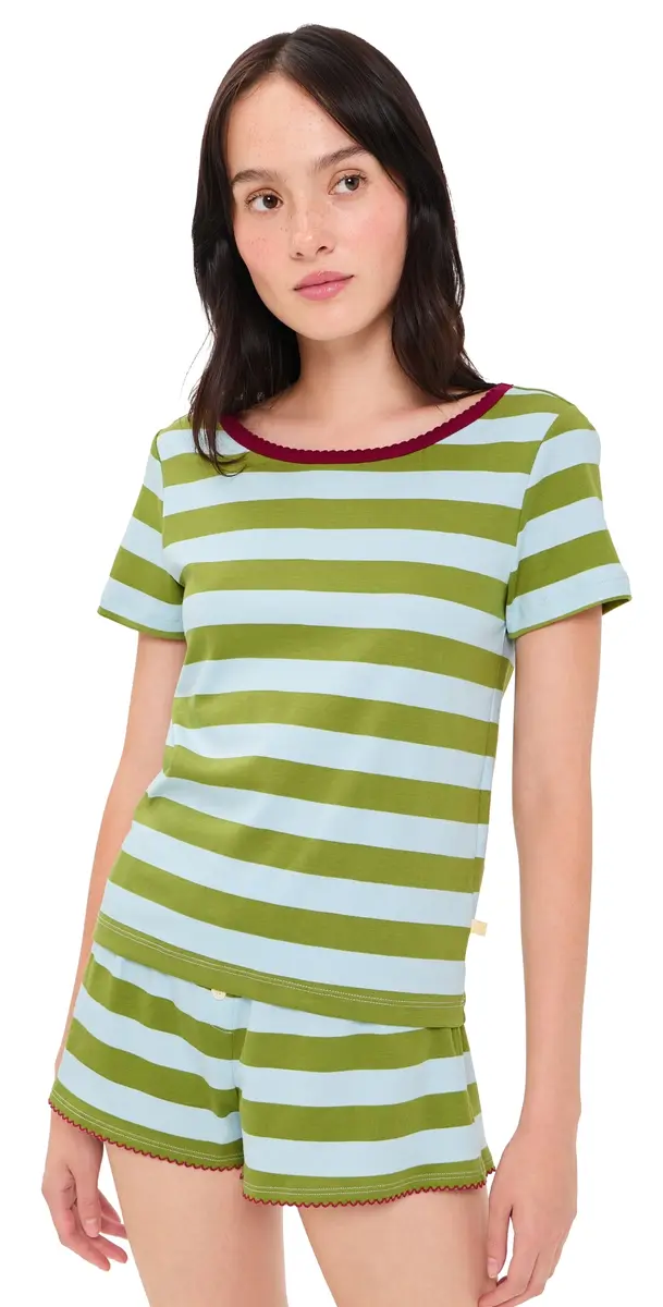 Cozyland by Morgan Lane Baby Jean Tee Olive/Ice | Image 1 Cozyland by Morgan Lane Baby Jean Tee Olive/Ice | Image 1