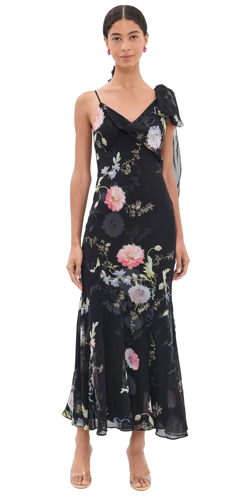 Floral Georgette Maxi Dress