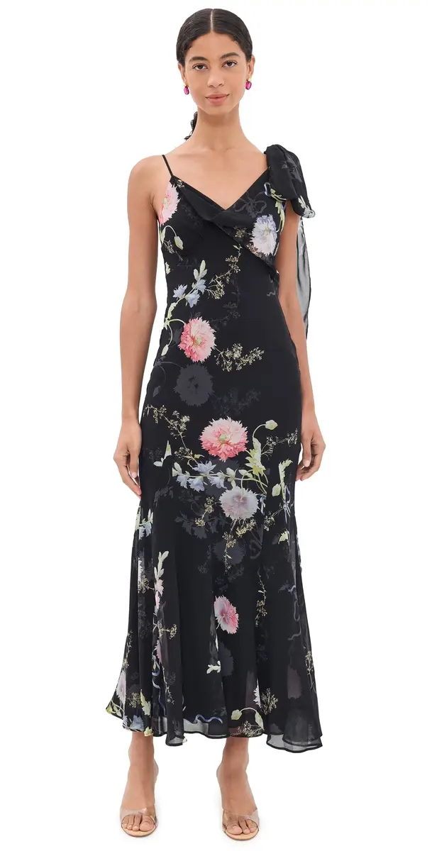 Floral Georgette Maxi Dress Floral Georgette Maxi Dress