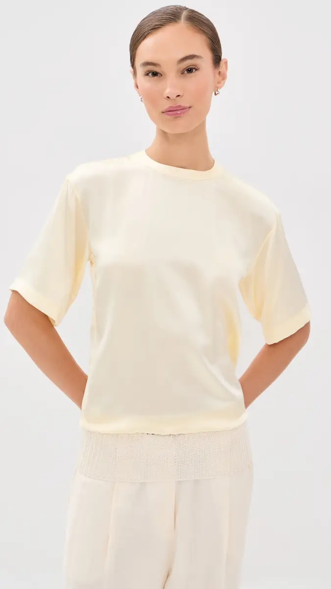 Aisling Camps Liquid Silk T-Shirt | Thumbnail 2 Aisling Camps Liquid Silk T-Shirt | Thumbnail 2