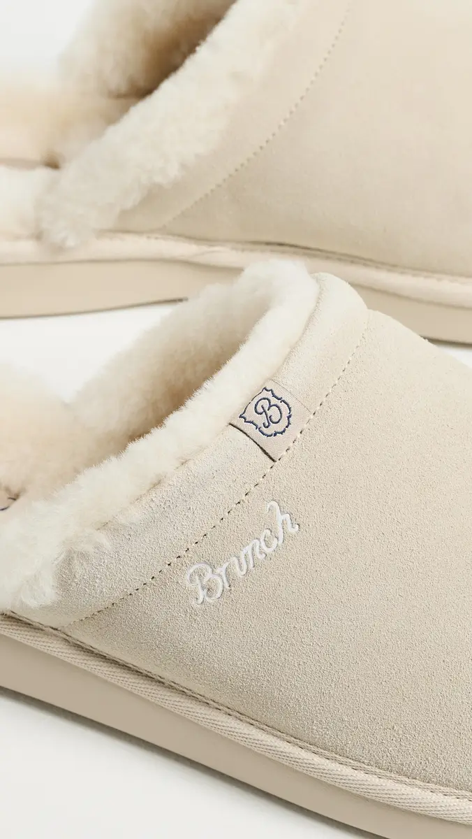 Brunch Essential Suede Shearling Slippers | Thumbnail 6 Brunch Essential Suede Shearling Slippers | Thumbnail 6