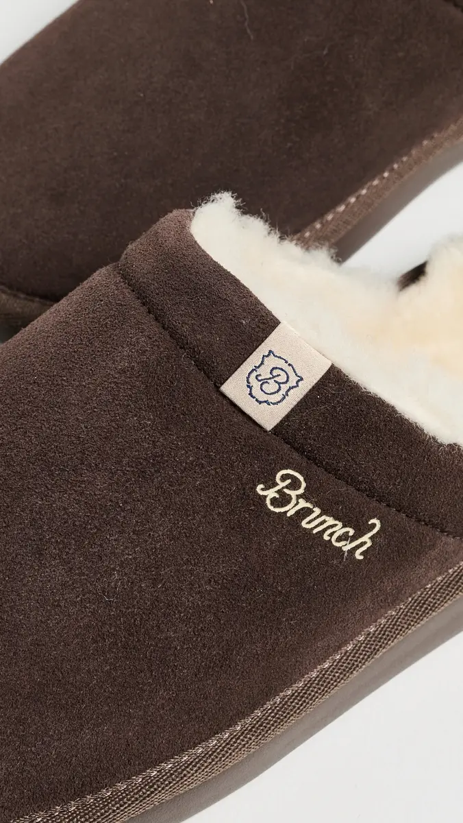 Brunch Essential Suede Shearling Slippers | Thumbnail 6 Brunch Essential Suede Shearling Slippers | Thumbnail 6
