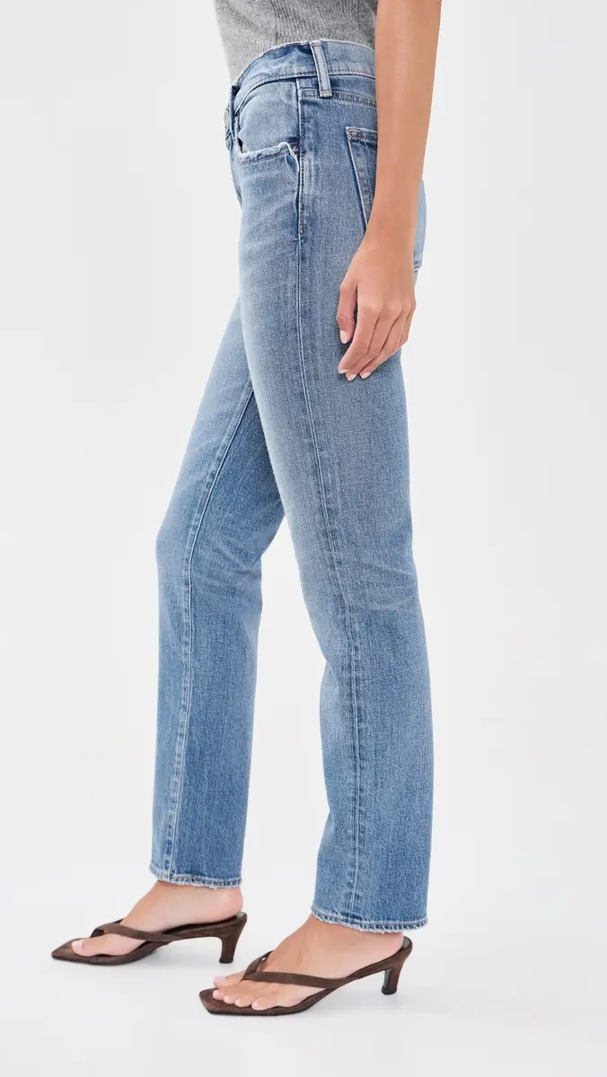 Moussy Vintage Slim Straight Jeans | Thumbnail 4