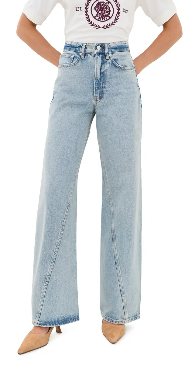 ANINE BING Brie Jeans Reservoir Blue | Image 1 ANINE BING Brie Jeans Reservoir Blue | Image 1