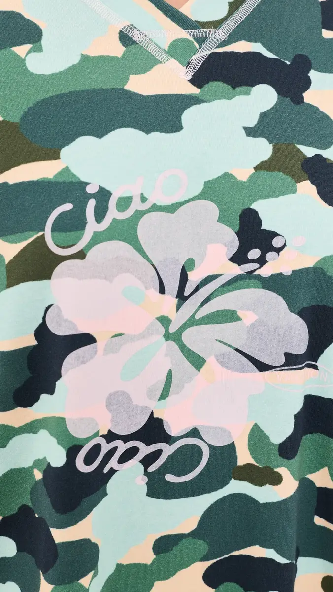 Ciao Ciao Vacation Camo Hibiscus Speedway Tee | Thumbnail 6