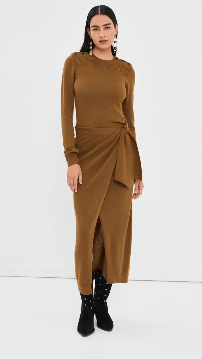 Isabel Marant Jozira Midi Dress | Thumbnail 3 Isabel Marant Jozira Midi Dress | Thumbnail 3