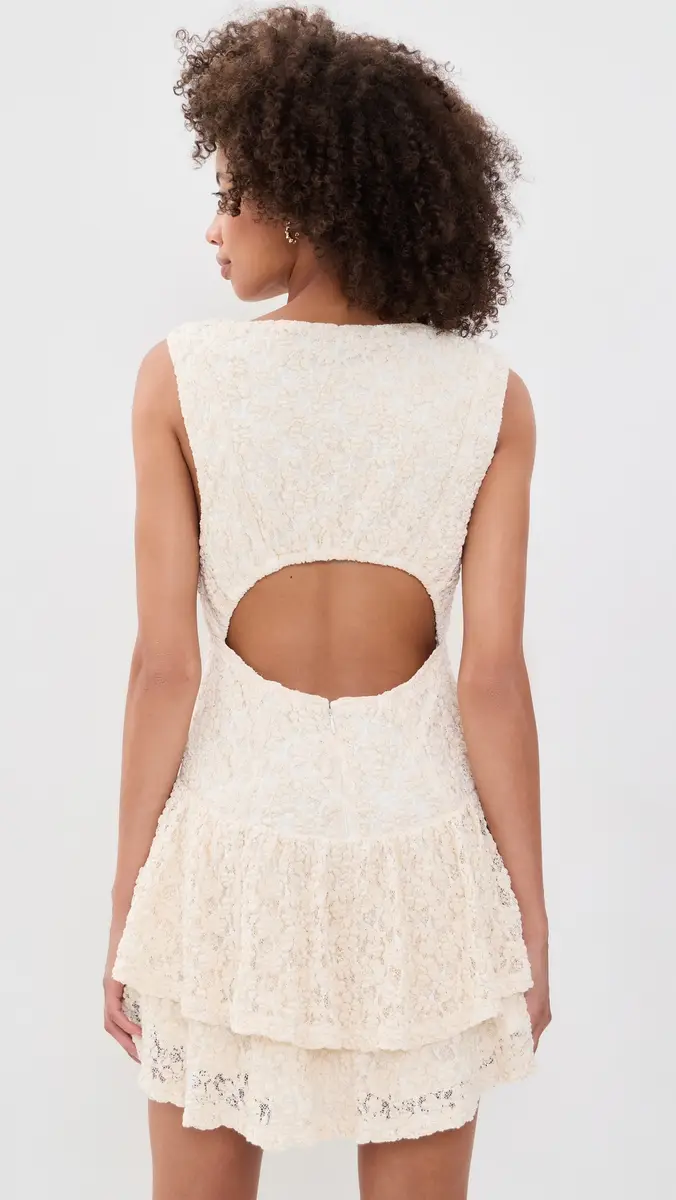 Free People Slow Burn Lace Mini Dress | Thumbnail 4 Free People Slow Burn Lace Mini Dress | Thumbnail 4
