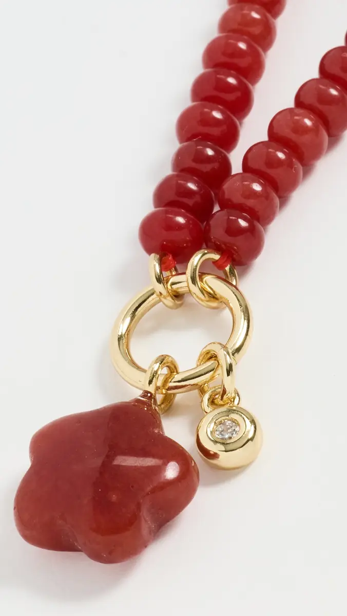 Madewell Puffy Flower Beaded Charm Necklace | Thumbnail 5 Madewell Puffy Flower Beaded Charm Necklace | Thumbnail 5